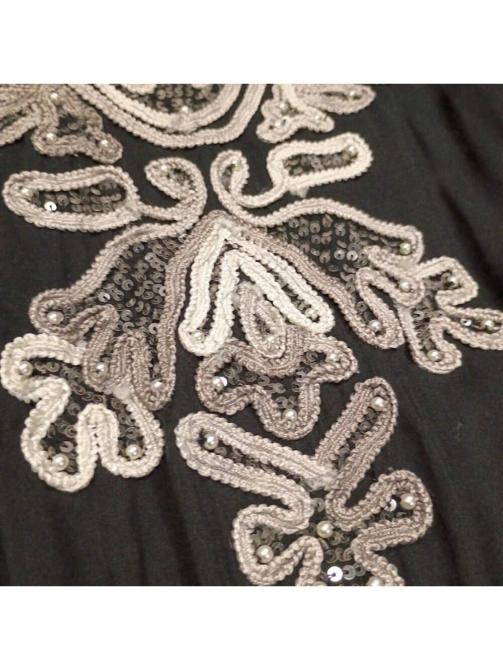 Amita Nathani L Embroidered Coverall Sequins & Drawstring Waist Resort Wear - Picture 8 of 11